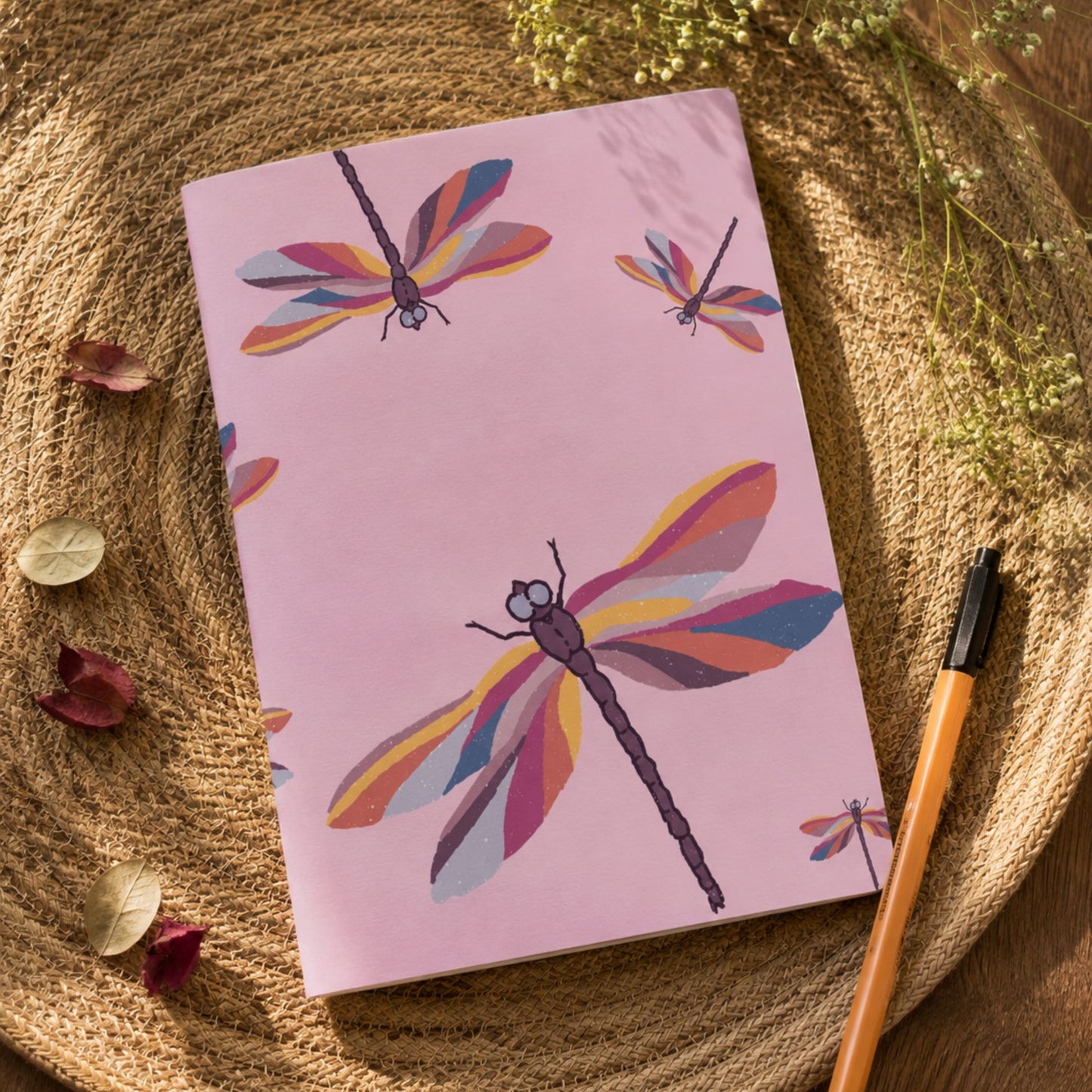 Dragonfly Dreams Notebook | Illustrated Aesthetic Diary