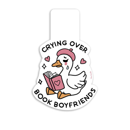 Crying over book boyfriends Magnetic Bookmark