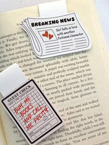 The Unhinged Reader Bundle - Magnetic Bookmark