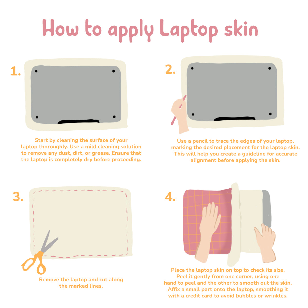 Laptop Skin | Pink
