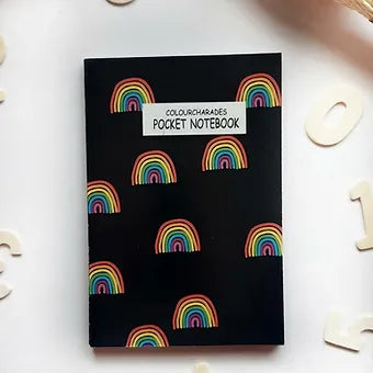 Rainbow pocket notebook